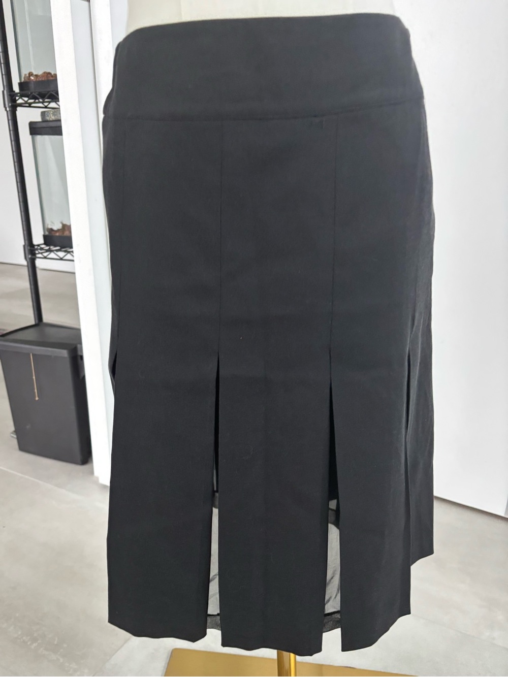 Pleated Black Women's Skirt by Blumarine of Italy